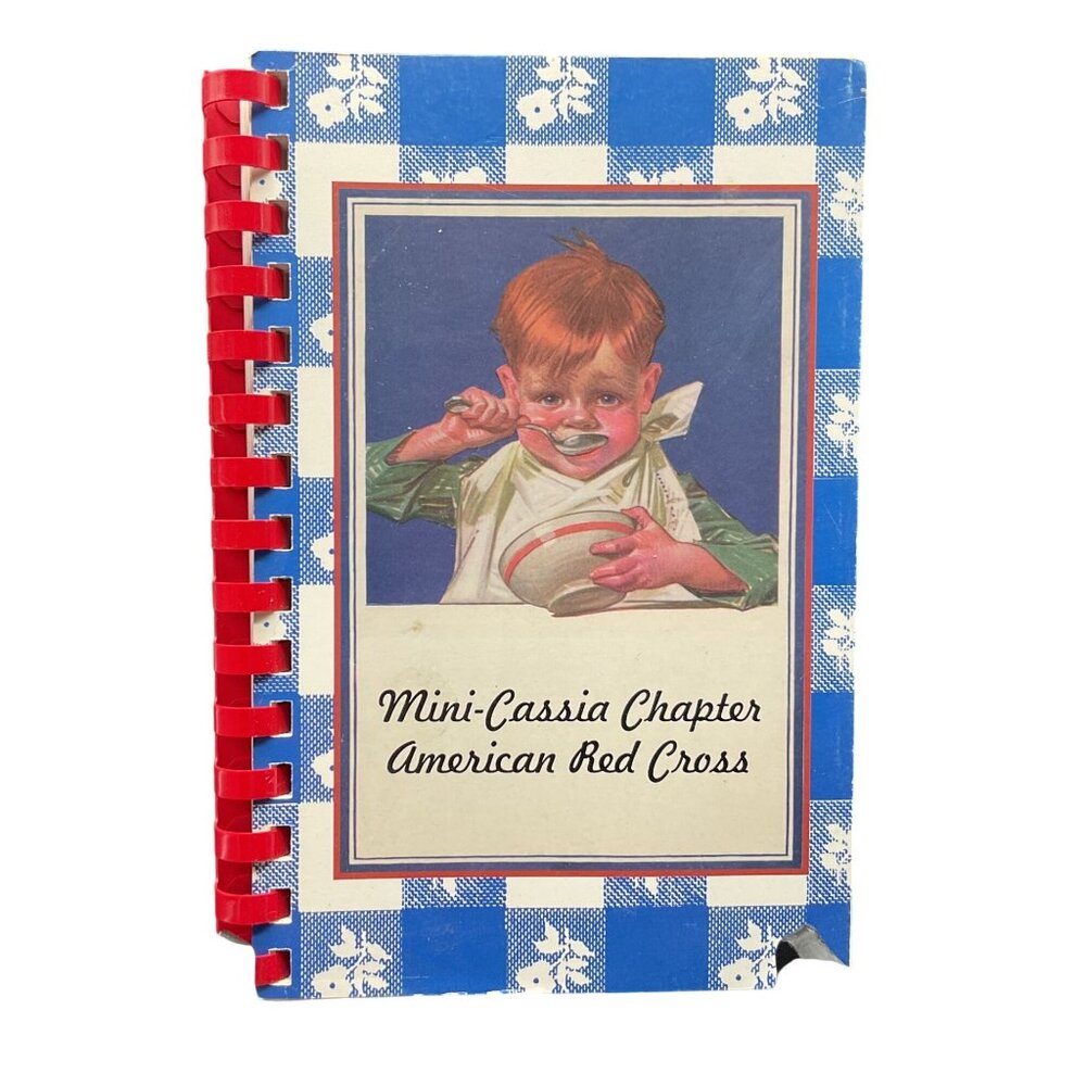 Vintage Mini-Cassia Chapter American Red Cross Recipe Book 1970s